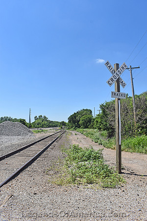 Hackney, KS - Railroad Crossing