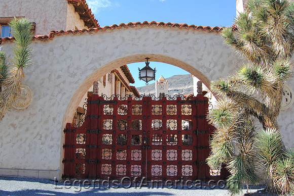 Scotty's Castle, CA - Main House Courtyard Gate
