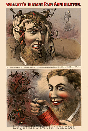 Wolcott's Pain Annihilator, 1863
