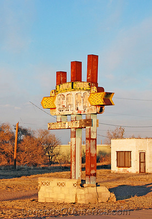 Tucumcari, NM - Ranch House Cafe Sign