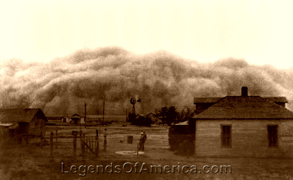 Dust Storm Western Kansas, 1930s