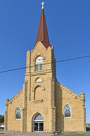 Odin, KS. - Holy Family Catholic Church