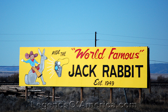 Joseph City, AZ - Jackrabbit Sign