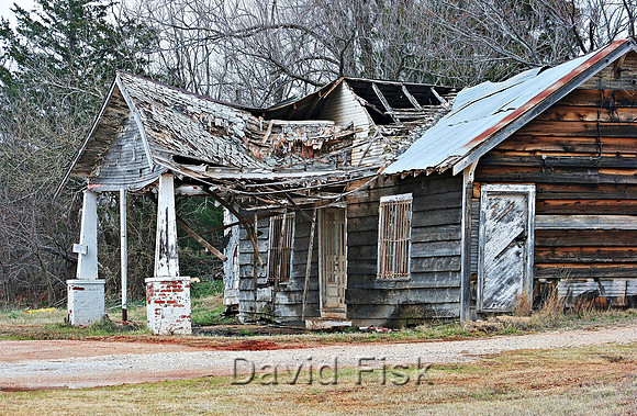 Pink, OK - Abandoned Building