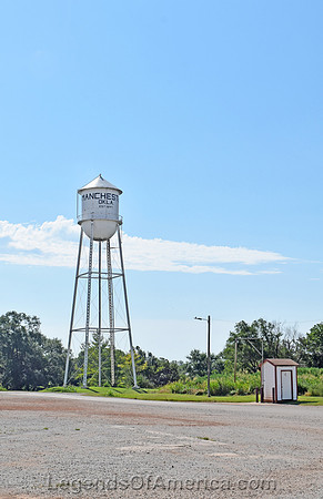 Manchester, OK - Water Tower & Outhouse