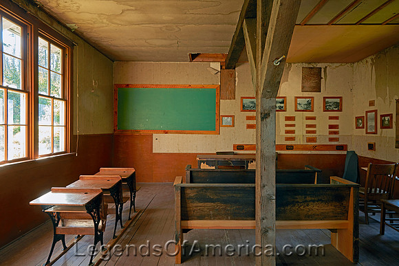 Garnet, MT - School Interior