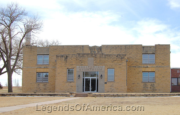 Schoenchen, KS - School Gym