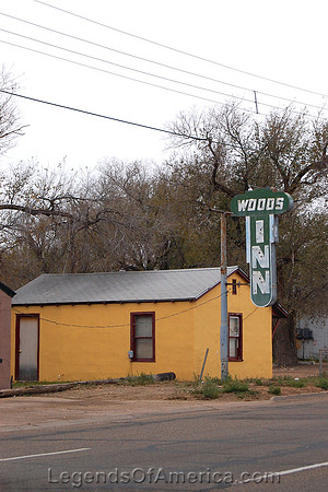 Amarillo, TX - Woods Inn Sign