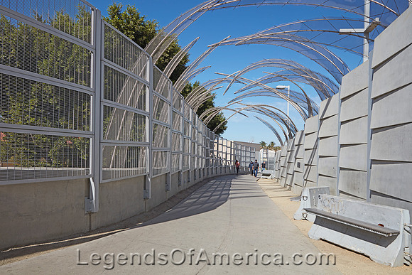 San Diego, CA - San Ysidro Port of Entry Custom House Scene