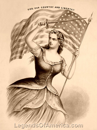 God, our country and liberty, 1861