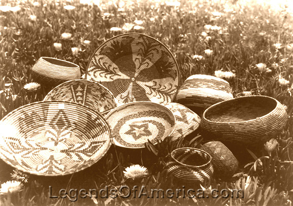 Mission Indians basketry, 1924