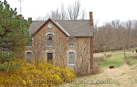Lecompton, KS - Native Stone Building - 2