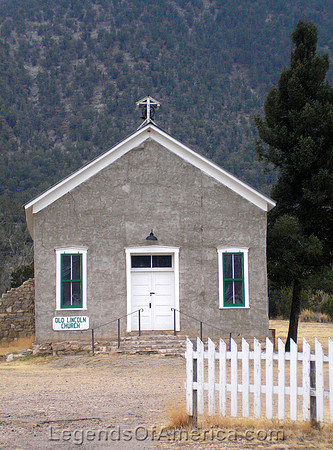 Lincoln, NM - Old Lincoln Church Interior