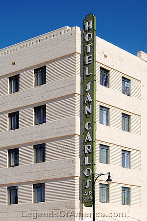 Yuma, AZ - Hotel San Carlos Sign