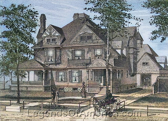 Topeka, KS - J. Thomas Residence, 1887.