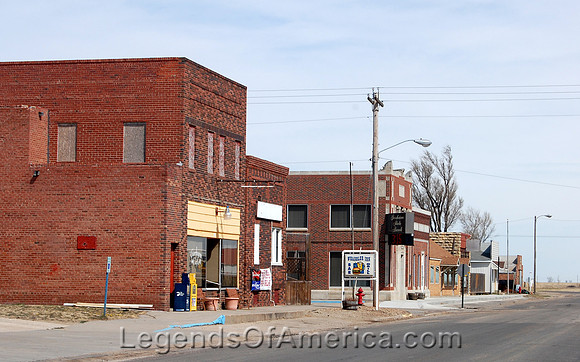 Gorham, KS - Business District