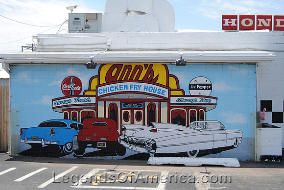 Oklahoma City, OK - Ann's Chicken Fry Mural