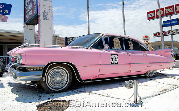 Oklahoma City, OK - Ann's Chicken Fry Pink Car