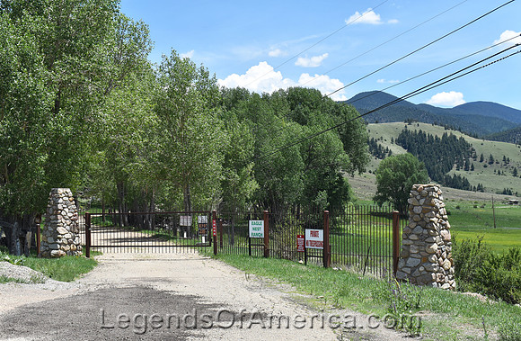 Eagle Nest, NM - Eagle Nest Lodge Entrance, 2022