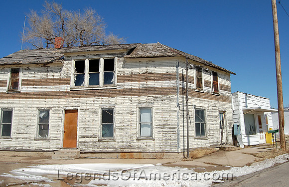 Brownell, KS - Old Lumber Yard Building
