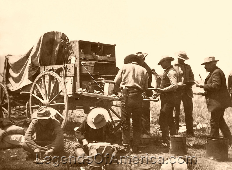 Legends of America Photo Prints | Cowboys & Trailblazers | Cowboys at ...