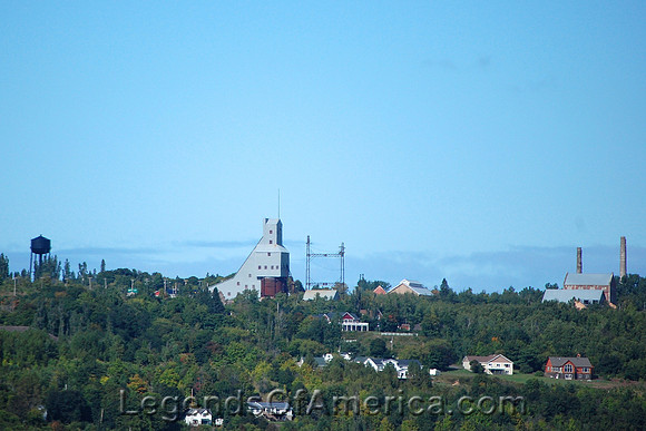 Hancock, MI - Quincy Mine From Houghton