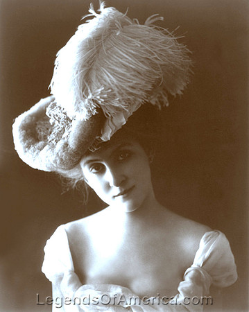 Lady With Plume Hat