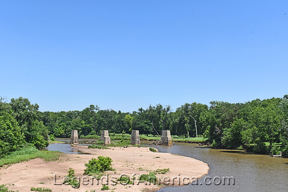 Drury, KS - Chikaskia River & Abandoned Railroad Piers