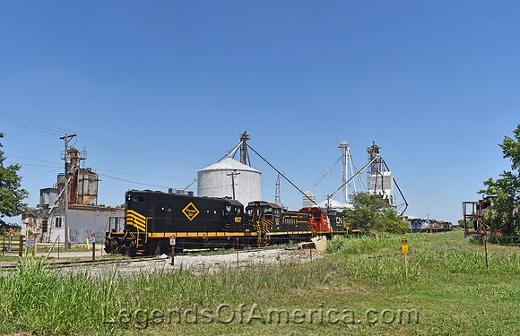 Drury, KS - Area Silos & Train