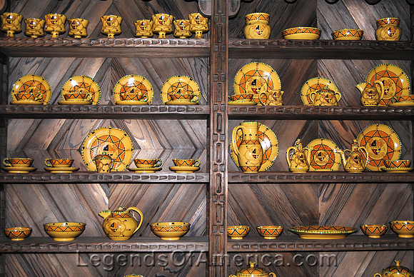Scotty's Castle, CA - Main House Dining Room Dishware