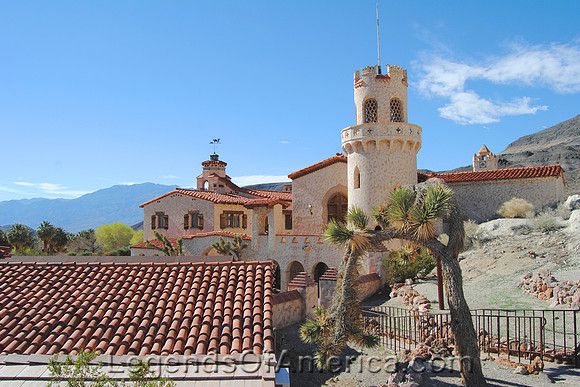 Scotty's Castle, CA - Red Tiled Roofs