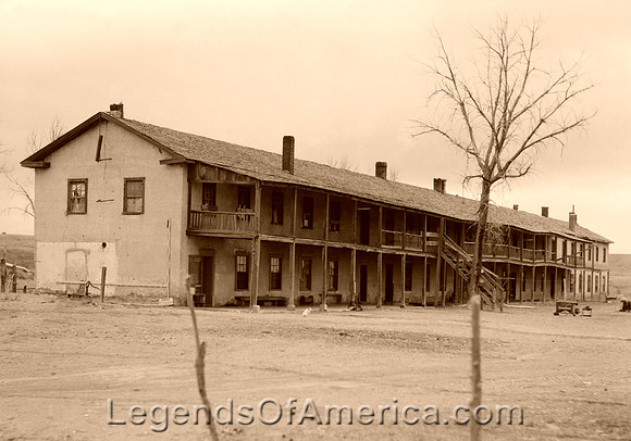 Fort Laramie, WY - Barracks, vintage