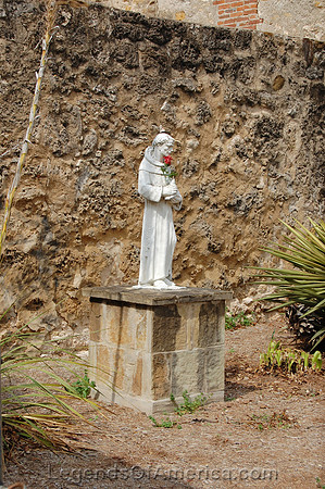 San Antonio, TX - Mission San Jose - Statue