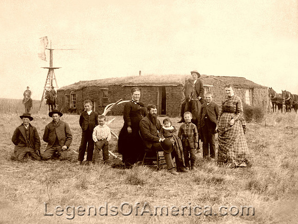 Homesteaders in Nebraska, 1887