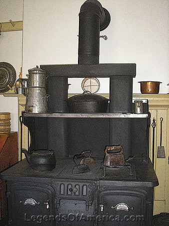 Cove Fort, UT - Stove - Enhanced
