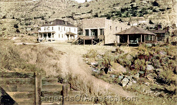 Sego, UT - Town View, 1920 (colorized)