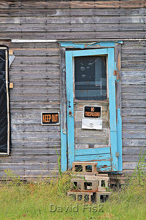 Wellston, OK - Blue Door