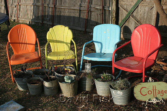 Tuttle, OK -  Pastel chairs