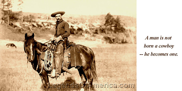Not born a cowboy