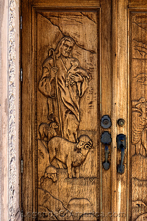 Presidio, TX - Catholic Church Door