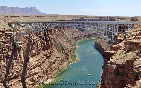 Marble Canyon, AZ - Navajo Bridge over Colorado River
