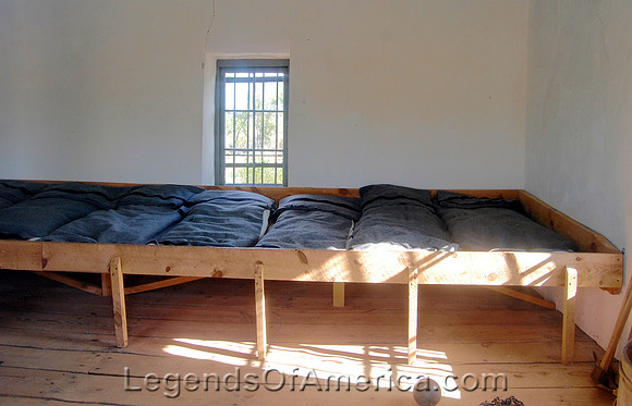 Fort Laramie, WY - Guardhouse soldier bunks