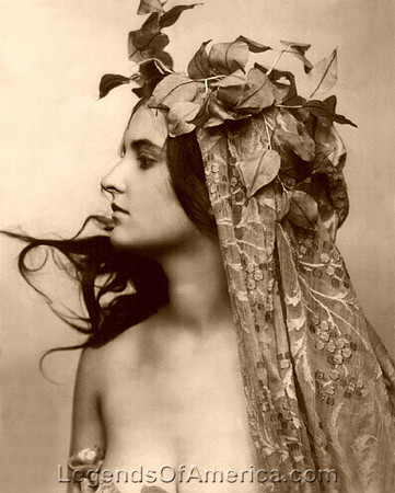 Woman With Vines - Fitz W. Guerin