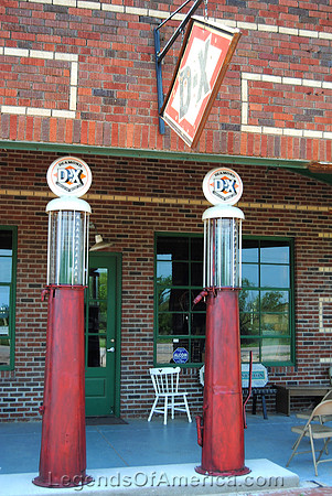 Warwick, OK - Seaba Station - Gas Pumps