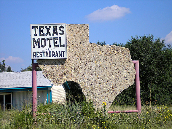 McLean, TX - Texas Motel Sign