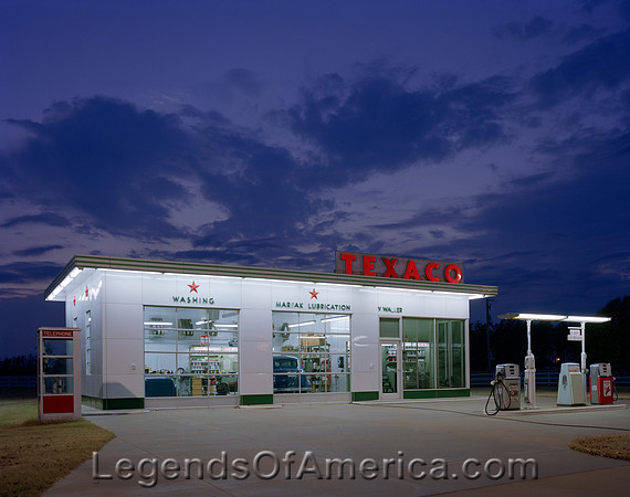 Vintage Texaco Station in Arkansas
