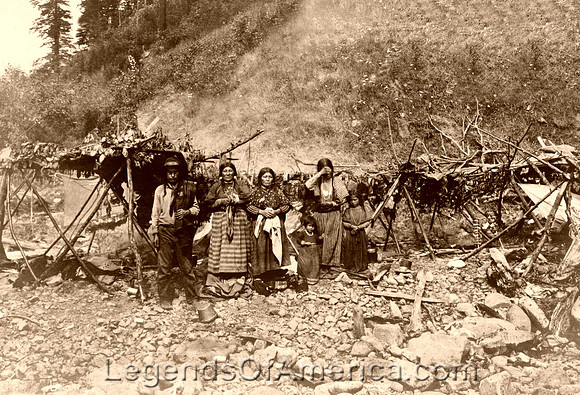 Umatilla Indians, Castle Rock, WA, 1903