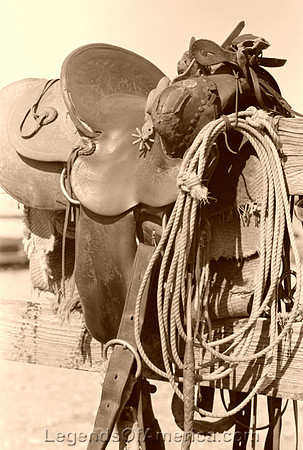 Saddle, near Marfa, TX, 1939